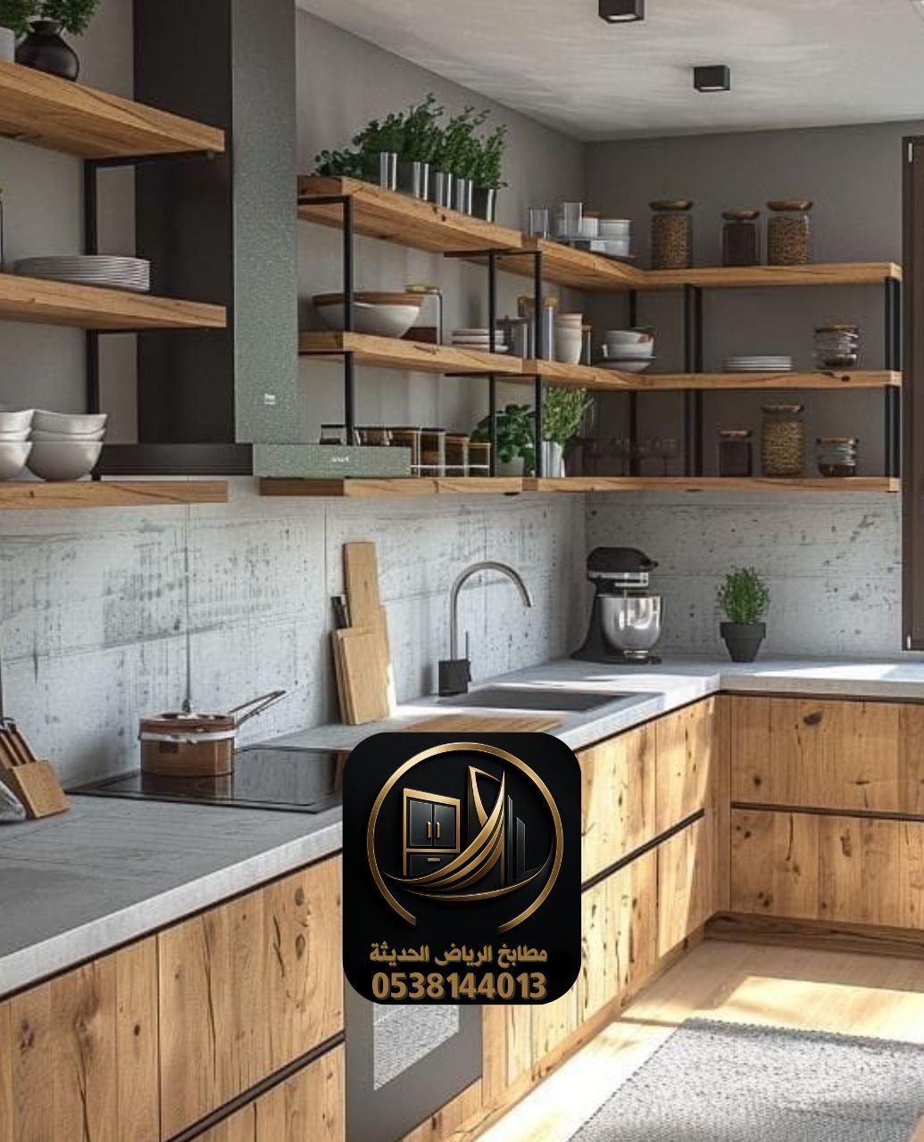 مطابخ مودرن الرياض واجهات لامعة بولي لاك